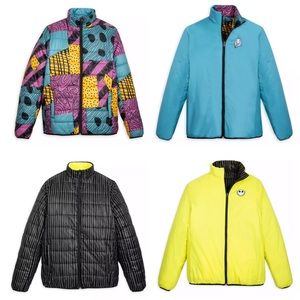 Nightmare before Christmas Disney Bundle of 2 revisable puffer jackets